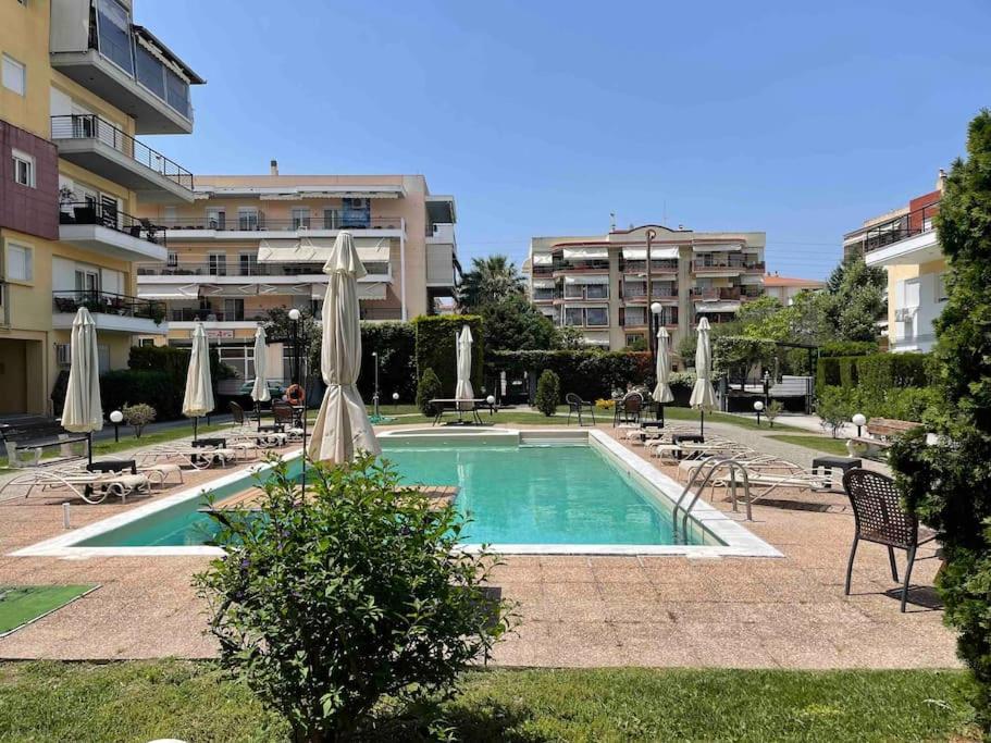 Jimmy'S Pool Apartment Peraia  Bagian luar foto